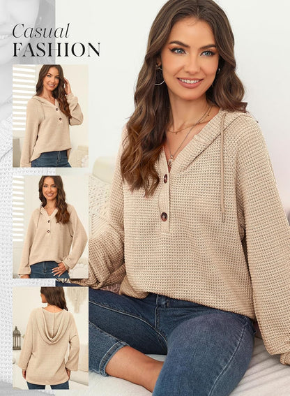 🔥 Women's Knitted Long Sleeve Casual Sweatshirt