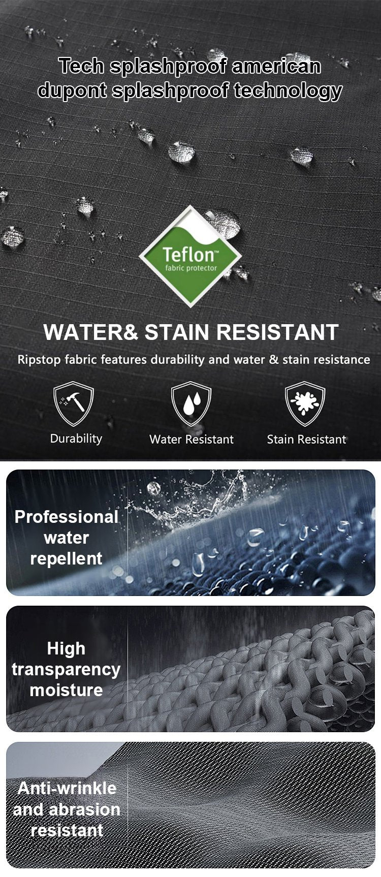 Men's stretch waterproof tactical pants