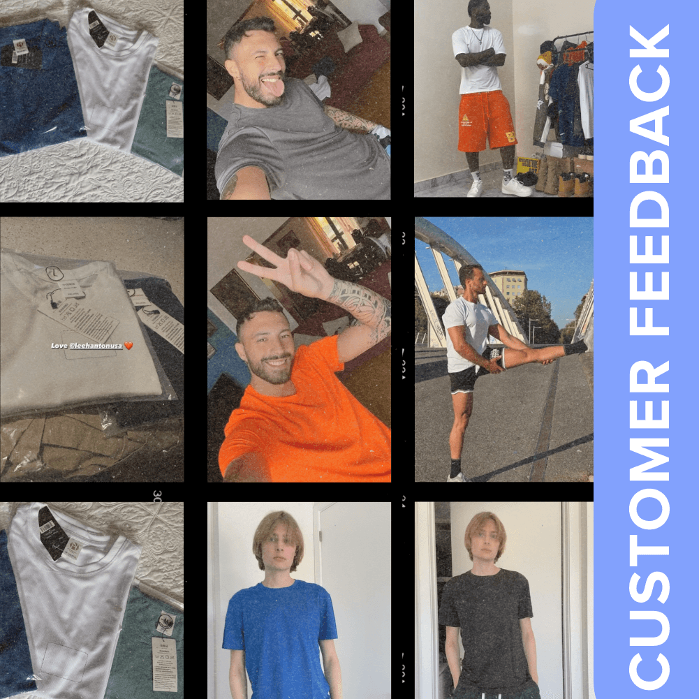 5 Pack Men's Short Sleeve Summer T-Shirts